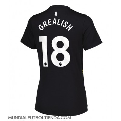 Camiseta Everton Jack Grealish #18 Tercera Equipación Replica 2025-26 para mujer mangas cortas Camiseta Everton Jack Grealish #18 Tercera Equipación Replica 2025-26 para mujer mangas cortas